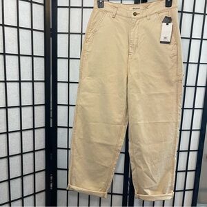 NWT Rip Curl Holiday Denim Pants in Khaki M